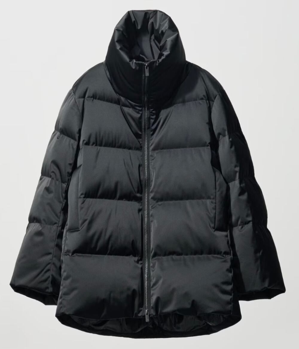 NEW UNIQLO +J Down Volume Jacket SZ Large Black Jil Sander Colab